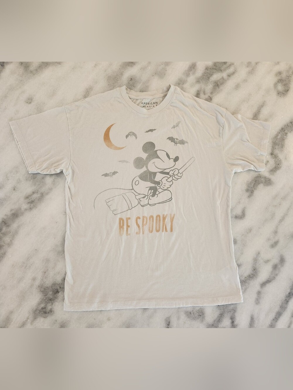 American Eagle Outfitters Mickey Mouse"Be Spooky" Oversized Tee - Women's Medium